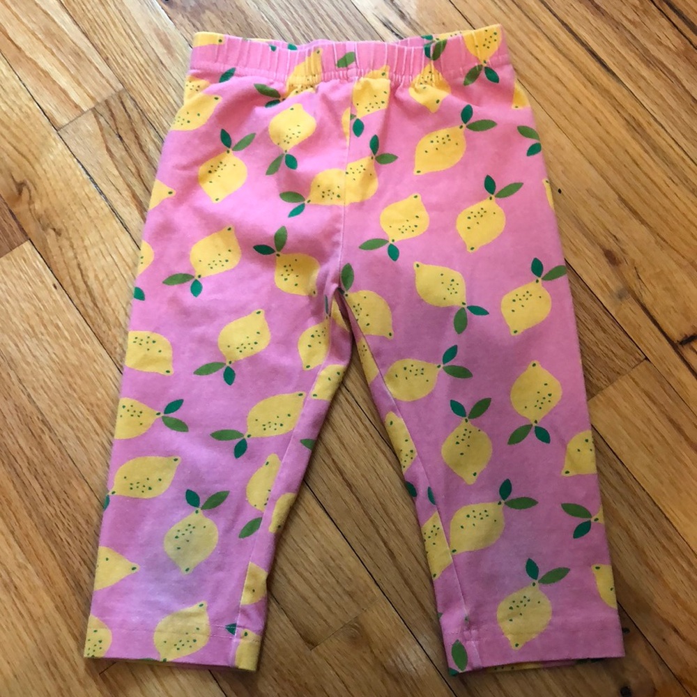 Hanna Andersson pink capri pants